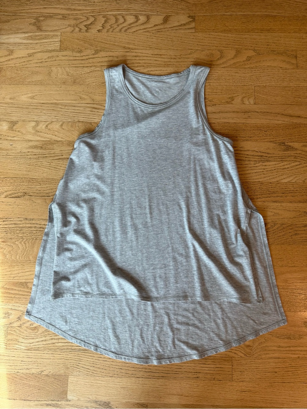 Lululemon Long Sleeveless Tank Grey Size 8